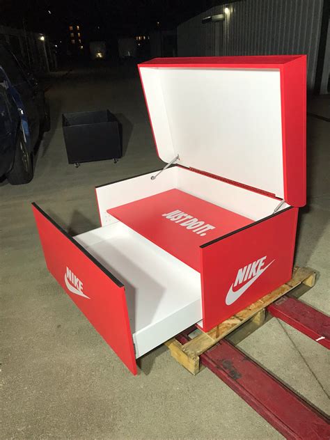 giant shoe box replica|giant shoe box ideas.